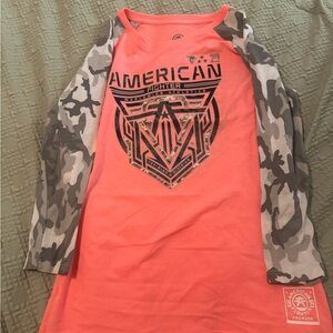 American Fighter Coral Camouflage Sleeve Shirt